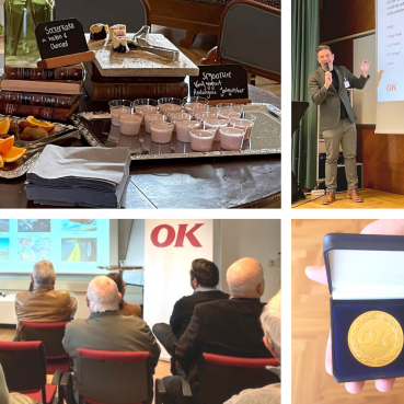 Kollage av bilder från medlemsmöten