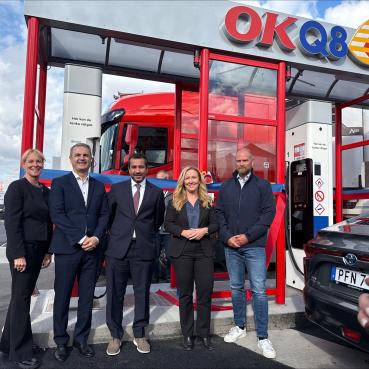 Ny vätgastankstation invigd i Göteborg