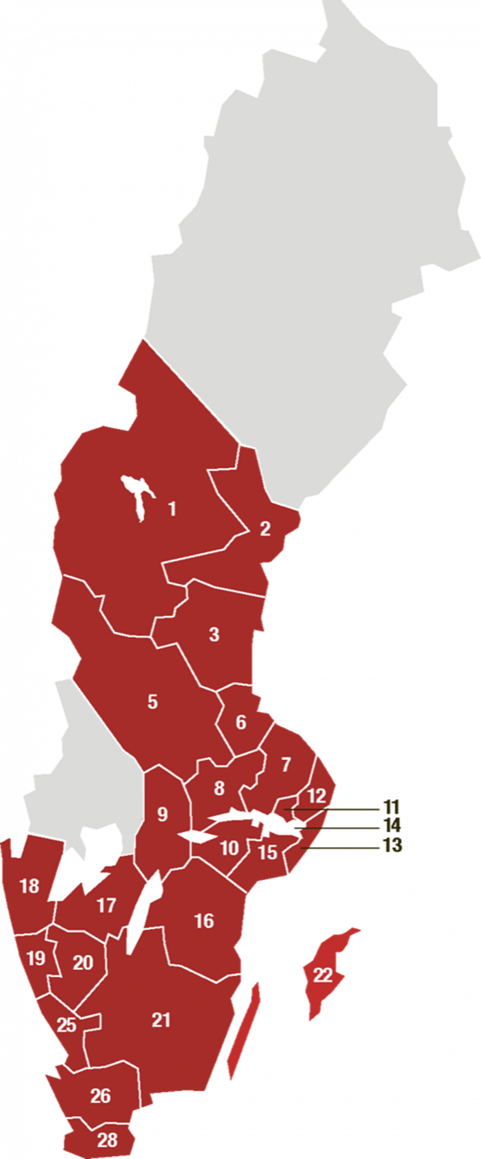 Karta Regionerna OK