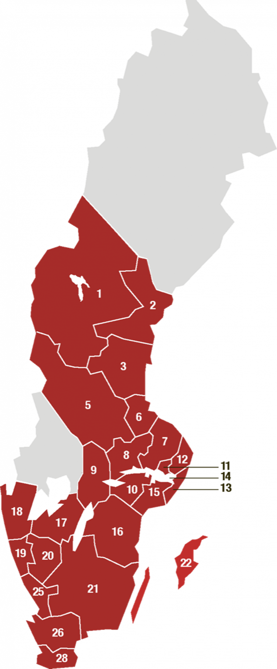 Regionkarta