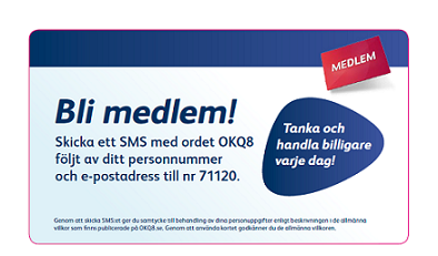 Bli medlem via SMS